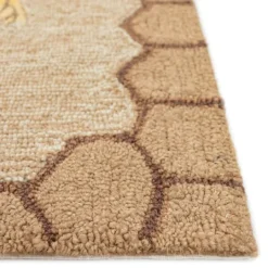 Kirkland's Home Honeycomb Bees Outdoor Area Rug, 5X7- Outdoor Rugs