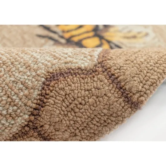 Kirkland's Home Honeycomb Bees Outdoor Area Rug, 5X7- Outdoor Rugs