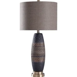 Kirkland's Home Honeycomb Bronze And Gold Table Lamp- Table Lamps