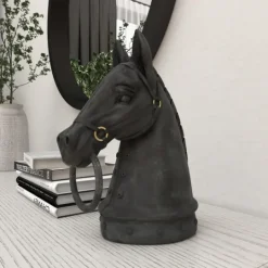 Kirkland's Home Horse Head Statue, 12 In.- Statues & Figurines