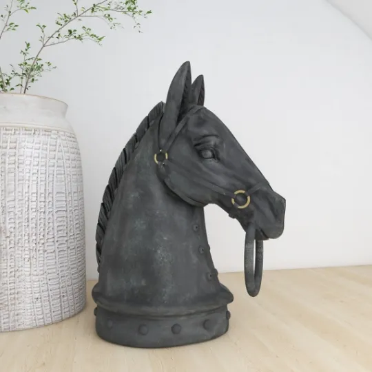 Kirkland's Home Horse Head Statue, 12 In.- Statues & Figurines
