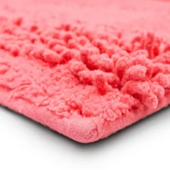 Kirkland's Home Hot Asymmetrical Cotton Bath Mat, 24 In.- Bathroom Rugs