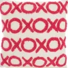 Kirkland's Home Hot Pink Tufted Xoxo Pillow- Pillows