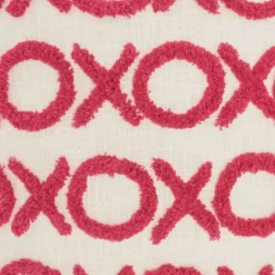 Kirkland's Home Hot Pink Tufted Xoxo Pillow- Pillows