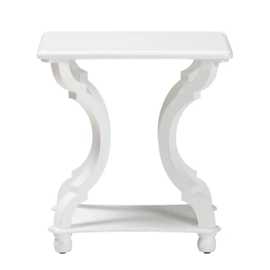 Kirkland's Home Hourglass Wood Accent Table- Accent & End Tables