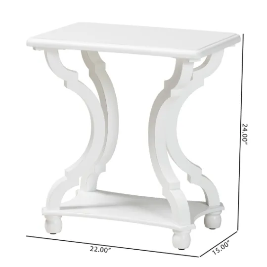 Kirkland's Home Hourglass Wood Accent Table- Accent & End Tables