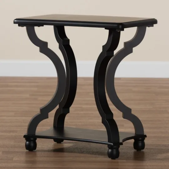 Kirkland's Home Hourglass Wood Accent Table- Accent & End Tables