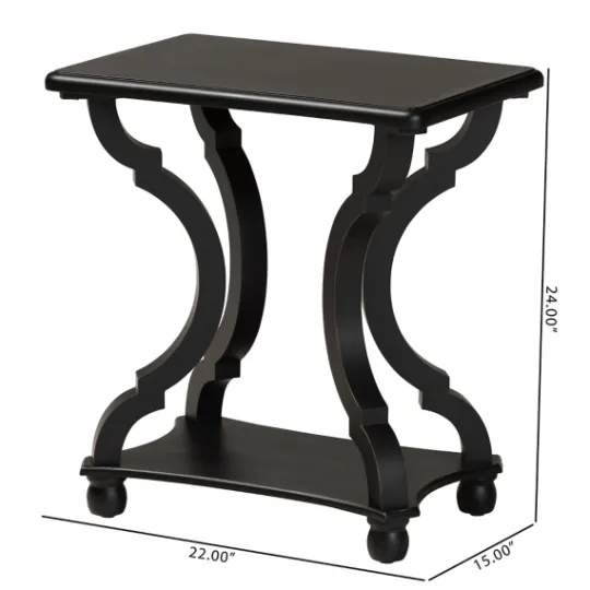 Kirkland's Home Hourglass Wood Accent Table- Accent & End Tables