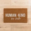 Kirkland's Home Human Kind Be Both Coir Doormat- Doormats