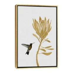Kirkland's Home Hummingbird Soaring Canvas Framed Art- Framed Art