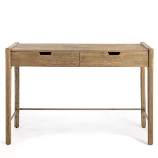 Kirkland's Home Hunter Wood 2-Drawer Desk- Office Furniture