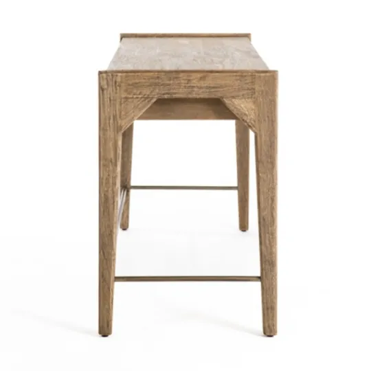 Kirkland's Home Hunter Wood 2-Drawer Desk- Office Furniture