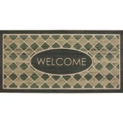 Kirkland's Home Hunter Woodgrain Ornamental Entry Doormat- Doormats