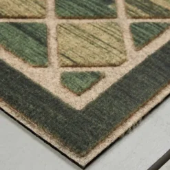 Kirkland's Home Hunter Woodgrain Ornamental Entry Doormat- Doormats