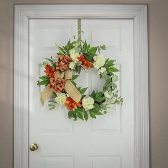 Kirkland's Home Hydrangeas And Roses Harvest Wreath- Wreaths