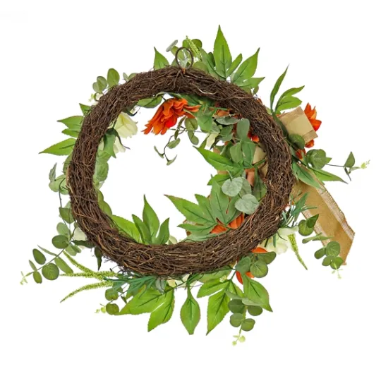 Kirkland's Home Hydrangeas And Roses Harvest Wreath- Wreaths