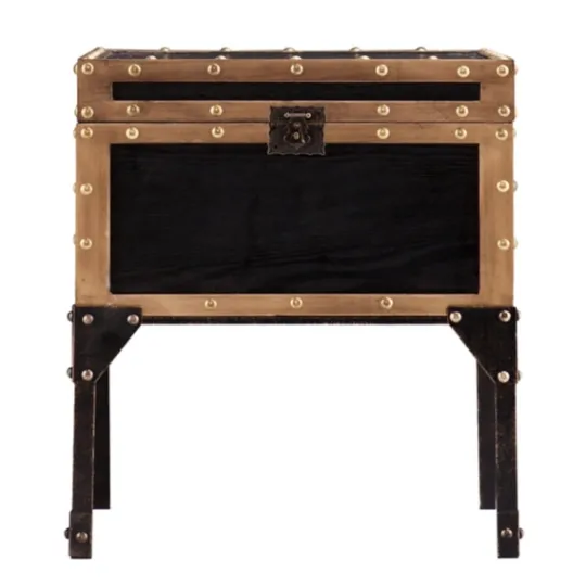 Kirkland's Home Hypatia Travel Trunk Side Table- Accent & End Tables