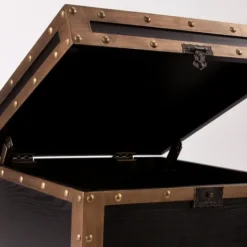 Kirkland's Home Hypatia Travel Trunk Side Table- Accent & End Tables