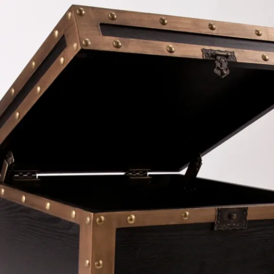 Kirkland's Home Hypatia Travel Trunk Side Table- Accent & End Tables