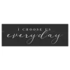 Kirkland's Home I Choose Us Every Day Canvas Wall Plaque- Wall Quotes & Signs