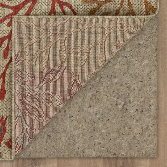Kirkland's Home Ikat Coral Sunset Outdoor Area Rug, 5X7- Outdoor Rugs