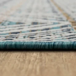 Kirkland's Home Ikat Diamond Indigo Outdoor Area Rug, 5X7- Outdoor Rugs