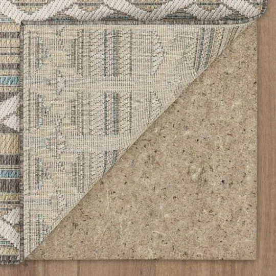 Kirkland's Home Ikat Vibrant Tan Outdoor Area Rug, 5X7- Outdoor Rugs