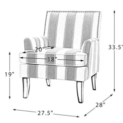 Kirkland's Home Indigo And Yellow Floral Upholstered Accent Chair- Accent Chairs