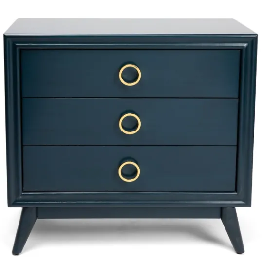 Kirkland's Home Indigo 3-Drawer Wood Chest- Dressers & Chests