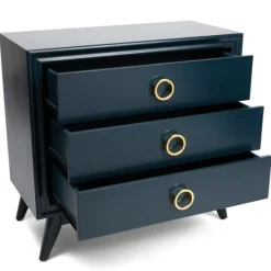 Kirkland's Home Indigo 3-Drawer Wood Chest- Dressers & Chests