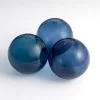 Kirkland's Home Indigo Glass Orbs, Set Of 3- Bowl Filler