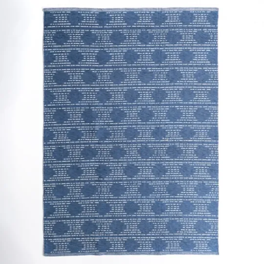 Kirkland's Home Indigo Shibori Outdoor Area Rug, 6X9- Outdoor Rugs