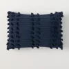 Kirkland's Home Indigo Woven Lumbar Pillow- Pillows