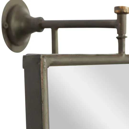 Kirkland's Home Industrial Distressed Iron Mount Mirror- Decorative Mirrors