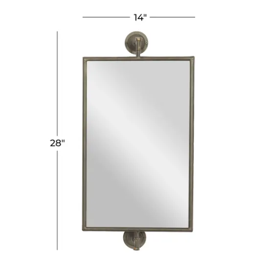 Kirkland's Home Industrial Distressed Iron Mount Mirror- Decorative Mirrors