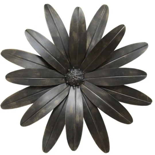 Kirkland's Home Industrial Flower Metal Wall Plaque- Wall Plaques