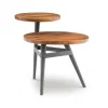 Kirkland's Home Industrial Two-Tiered Gunmetal Accent Table- Accent & End Tables
