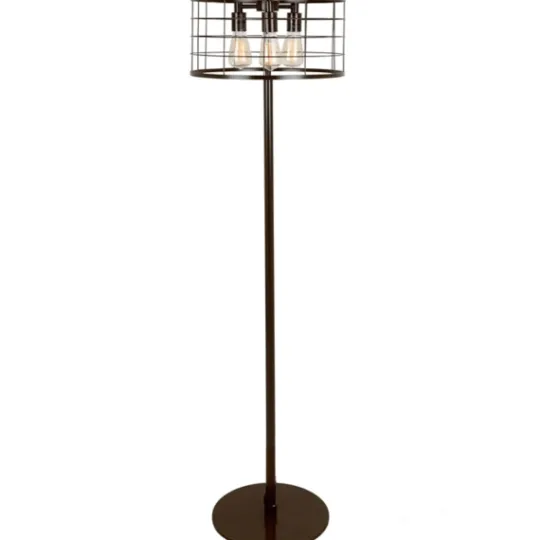 Kirkland's Home Industrial Wire Floor Lamp- Floor Lamps
