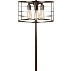 Kirkland's Home Industrial Wire Floor Lamp- Floor Lamps
