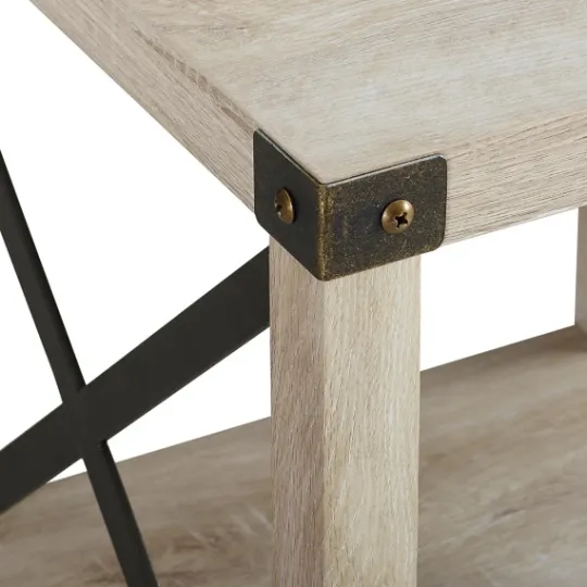 Kirkland's Home Industrial X-Frame Accent Table- Accent & End Tables