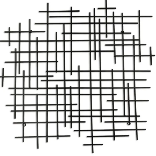 Kirkland's Home Inigo Abstract Linear I Wall Plaque- Wall Plaques