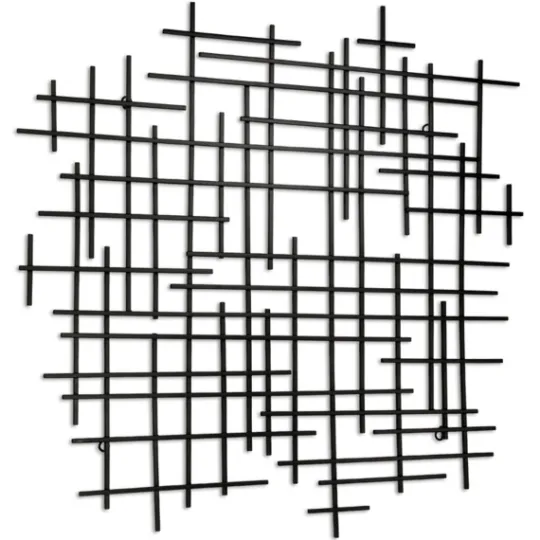 Kirkland's Home Inigo Abstract Linear I Wall Plaque- Wall Plaques