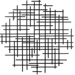 Kirkland's Home Inigo Abstract Linear Ii Wall Plaque- Wall Plaques