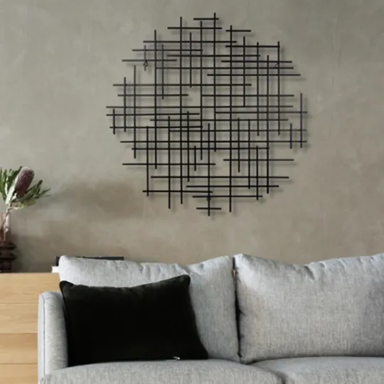 Kirkland's Home Inigo Abstract Linear Ii Wall Plaque- Wall Plaques