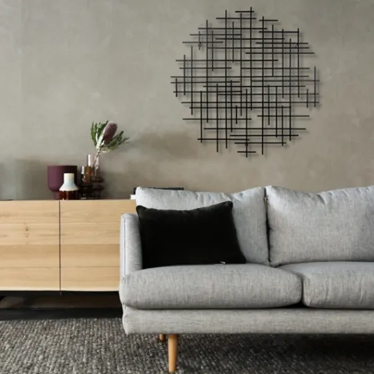 Kirkland's Home Inigo Abstract Linear Ii Wall Plaque- Wall Plaques