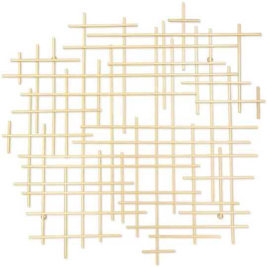 Kirkland's Home Inigo Abstract Linear Wall Plaque- Wall Plaques