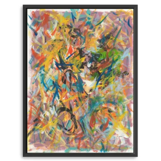Kirkland's Home Inside Out No. 2 Framed Giclee Canvas Art Print- Framed Art