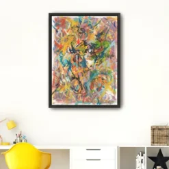 Kirkland's Home Inside Out No. 2 Framed Giclee Canvas Art Print- Framed Art