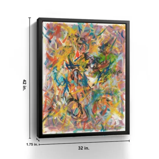 Kirkland's Home Inside Out No. 2 Framed Giclee Canvas Art Print- Framed Art