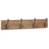 Kirkland's Home Intricate Carved Diamond Wood Wall Hooks- Hooks